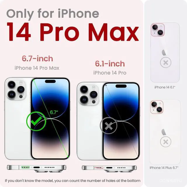 Alt view image 2 of 6 - Compatible with iPhone 14 Pro Max Case 6.7, Slim Liquid Silicone 3 Layers Full Covered Soft Gel Rubber Phone Case Protective Cover with Microfiber Lining 6.7 inch-Chalk Pink