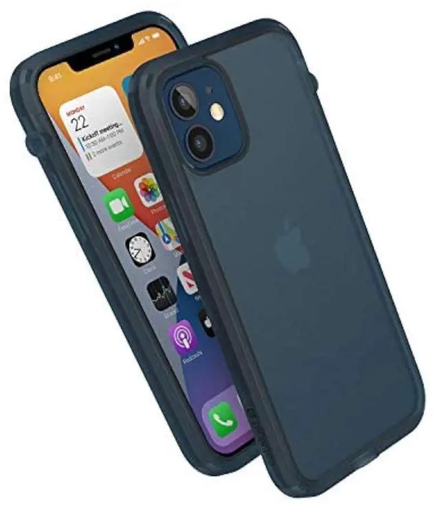 Main image of Influence Series Case Designed for iPhone 12/12 Pro, Patented Rotated Mute Switch, 10ft Drop Proof, Crux Accessories Attachment System Tactical Blue