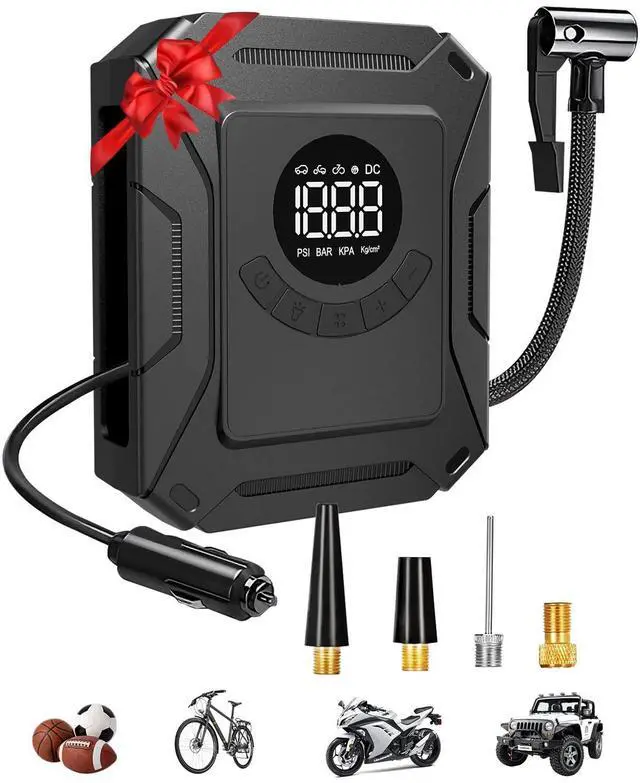 Main image of Tire Inflator Portable Air Compressor with 12V DC Car Plug