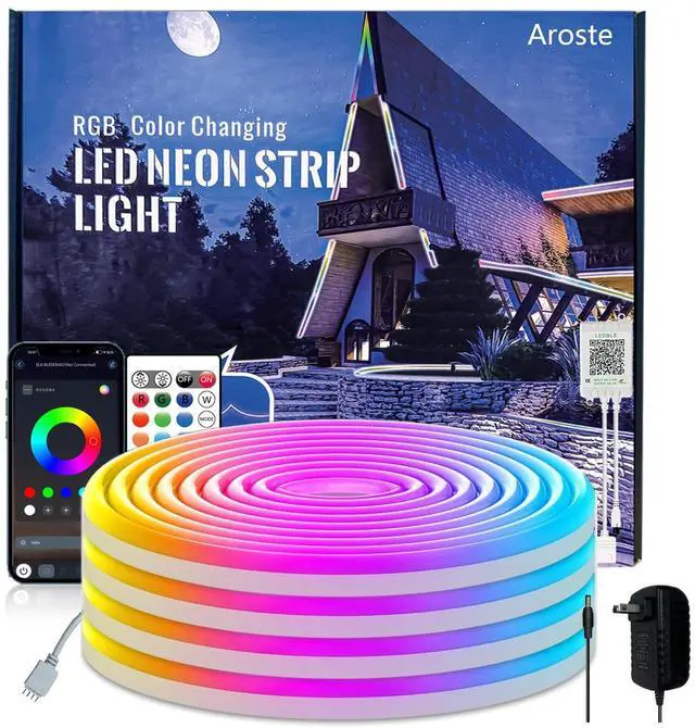 Main image of Aroste 16.4-Foot RGB neon Light Strip, Festive Decoration Light Strip