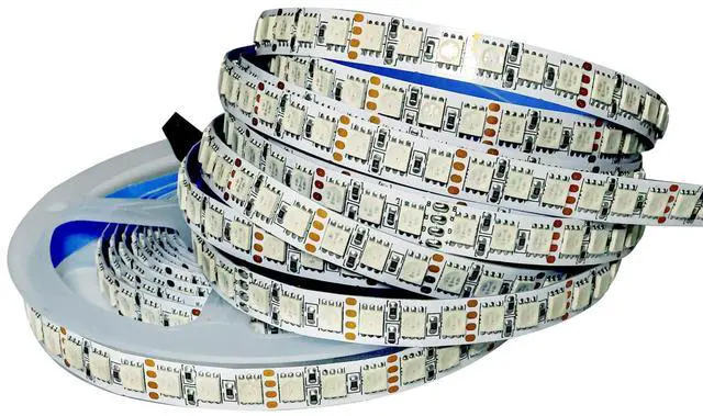 Main image of 12V RGB LED Strip Light, 16.4ft 10000 lm Super Bright SMD 5050 IP20 Total 600 LEDs, LED Color Changing Rope Light Strip for Bedroom, Kitchen, Advertising Decoration