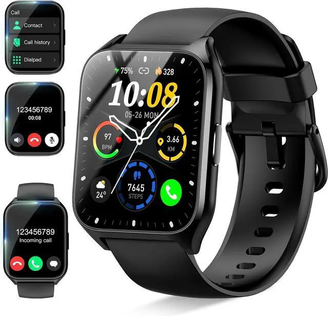 Main image of Smart Watch for Men Women (Answer/Make Calls), 1.85" HD Fitness Smartwatch