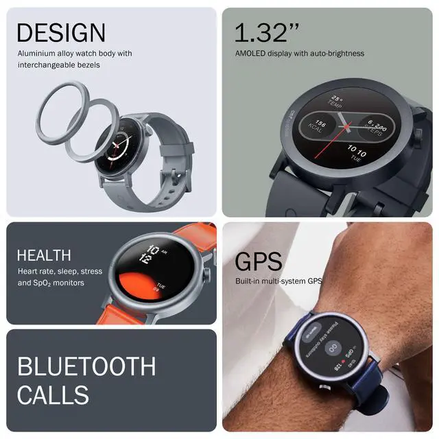 Alt view image 3 of 7 - Watch Pro 2 Smartwatch for Men Women, Fitness Tracker with Heart Rate, SPO Monitoring,120 Sports Model, Bluetooth Calls with AI Noise Reduction, IP68 Waterproof with GPS for Android iOS Blue