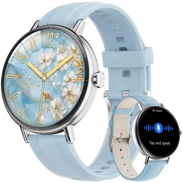 Main image of Smart Watches for Men Women,1.57" Screen,Answer/Make Calls, 2 Straps