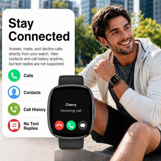 Alt view image 2 of 7 - Bluetooth Calling Smart Watch, 1.83" Display, Step Counter Tracker