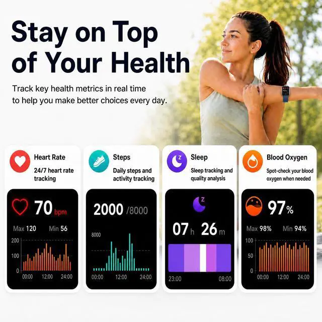 Alt view image 5 of 7 - Bluetooth Calling Smart Watch, 1.83" Display, Step Counter Tracker
