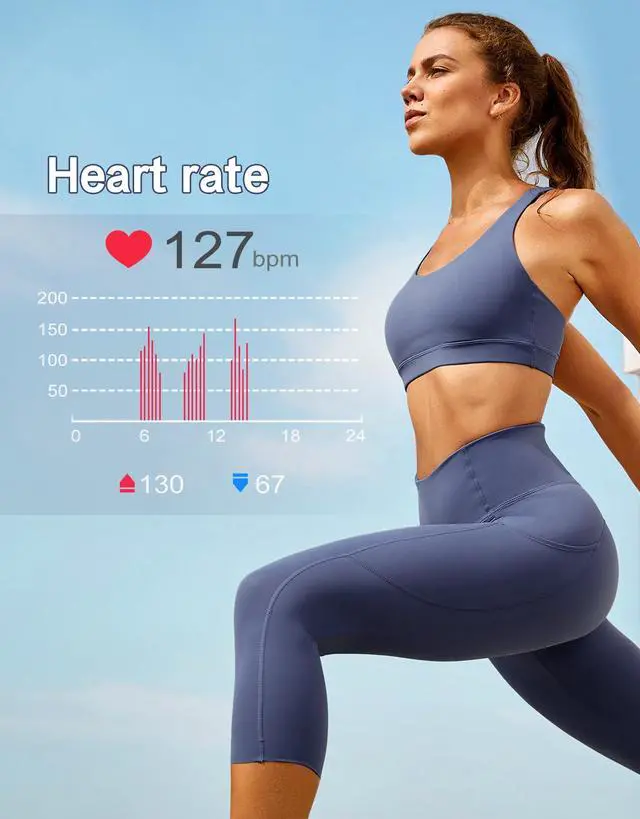 Alt view image 4 of 7 - Smart Watch for Women Men Answer/Make Calls for iPhone/Android Cream