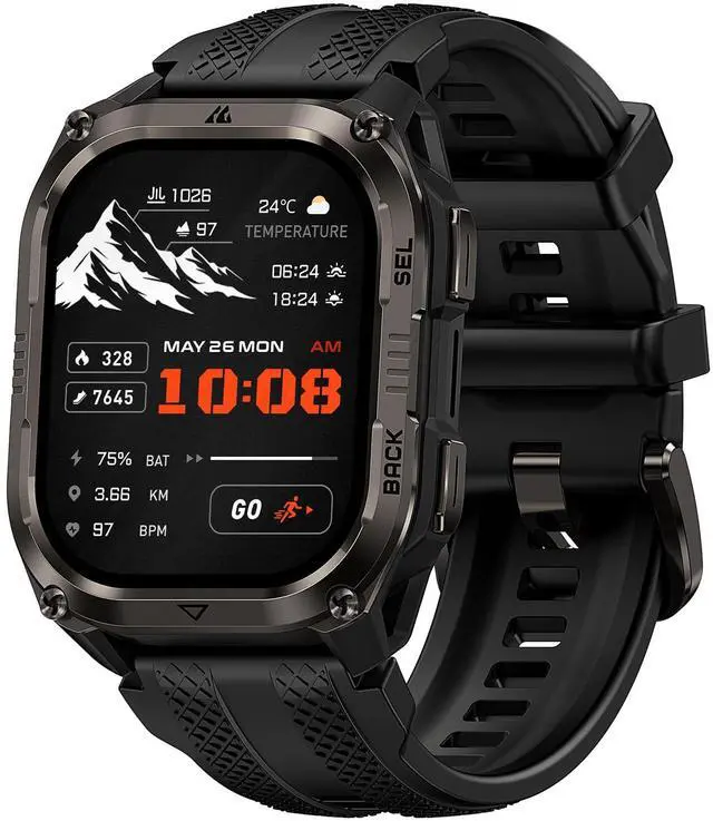 Main image of Pulse 2 Smart Watch with GPS, 5 ATM/IP69 Waterproof, 15-Day Battery