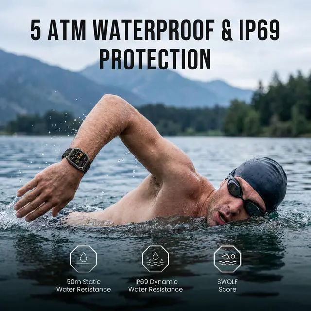 Alt view image 4 of 7 - Pulse 2 Smart Watch with GPS, 5 ATM/IP69 Waterproof, 15-Day Battery