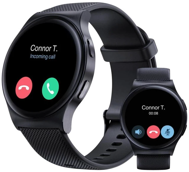 Alt view image 2 of 7 - Moto Watch 120 - Premium Bluetooth Smartwatch with AMOLED Display, 10-Day Battery, Heart Rate & SpO2 Tracking, Fitness & Health Monitoring, Compatible with Android and iPhone - Phantom Black
