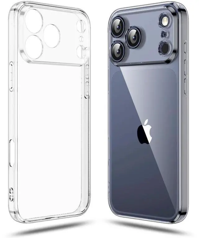 Main image of Clear TPU Case for iPhone 17 Pro Max with Camera Protection, Ultra Slim, Shockproof, Anti-Yellowing, Scratch-Resistant, Wireless Charging Compatible, Enhanced Grip (for iPhone 17 Pro Max)