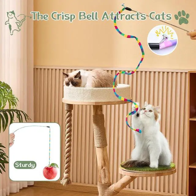 Alt view image 5 of 7 - 40-Pack Cat Toys for Indoor Cats & Kittens, Interactive Cat Toy