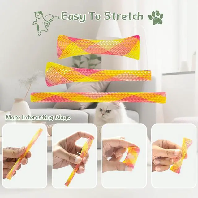 Alt view image 7 of 7 - 40-Pack Cat Toys for Indoor Cats & Kittens, Interactive Cat Toy