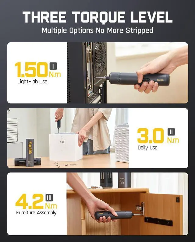 Alt view image 3 of 7 - S1 Pro Electric Screwdriver, Power Screwdriver