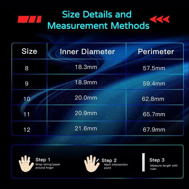 Alt view image 6 of 7 - Smart Ring for Women Men, Tungsten Steel Fitness Tracker Ring with Sleep Monitoring, Heart Rate, Step Counting, IP68 Waterproof for iPhone and Android, No Subscription Fee (Black-Gold,#8)