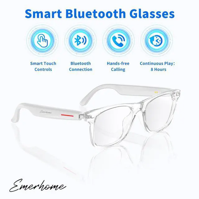 Alt view image 3 of 7 - Smart Bluetooth Glasses