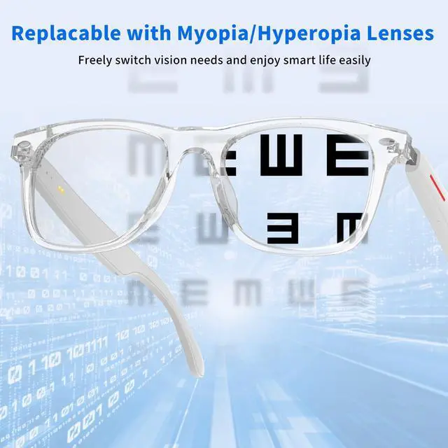 Alt view image 5 of 7 - Smart Bluetooth Glasses