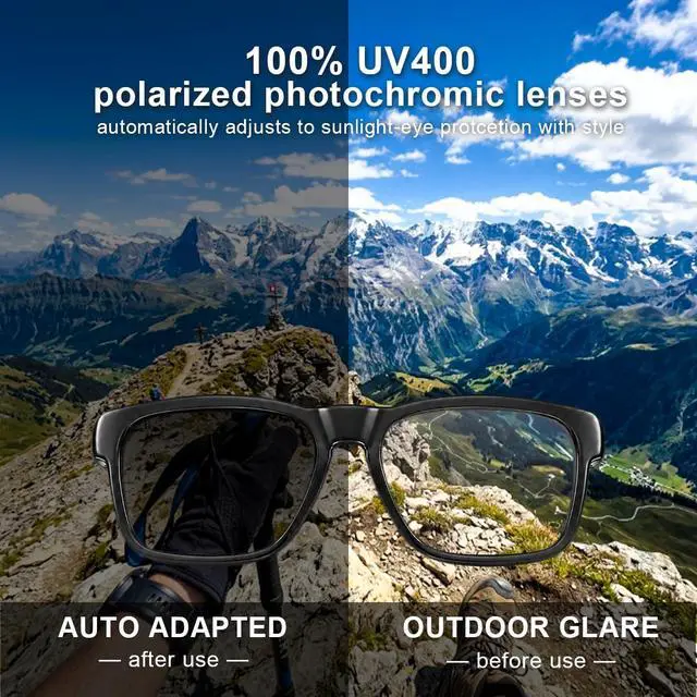 Alt view image 6 of 7 - AI Glasses, Bluetooth Audio Sunglasses with 10H Playtime, ChatGPT Translation & Water Resistant Open Ear Glasses