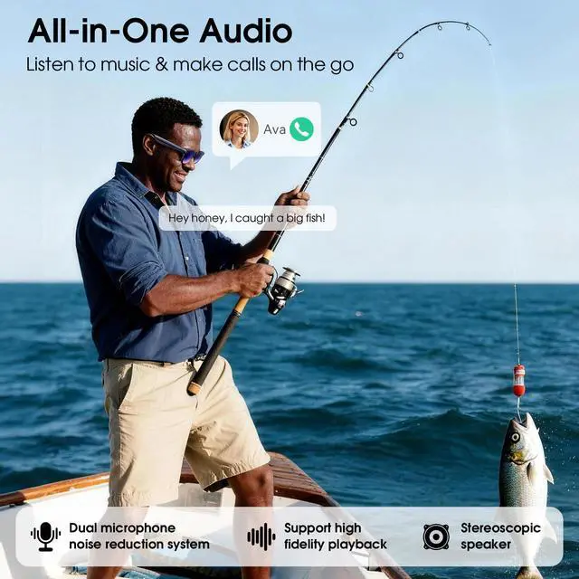 Alt view image 4 of 7 - AI Smart Glasses with Camera, 4K Video Recording Camera Glasses for Travel