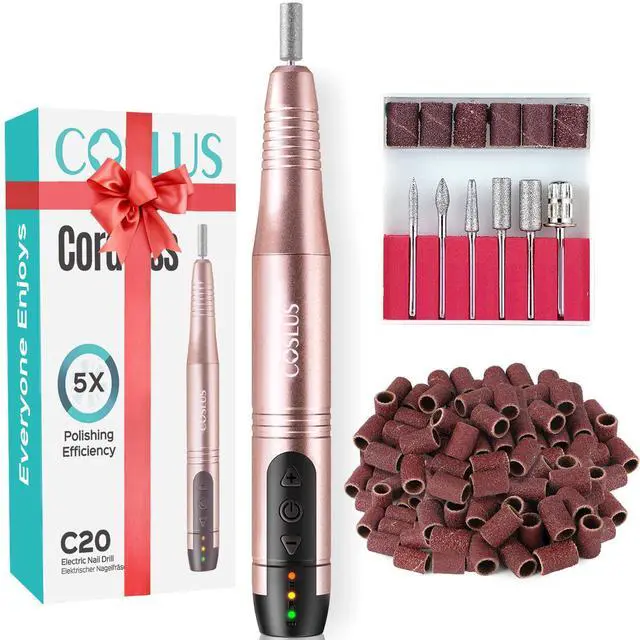 Main image of C20 Cordless Nail Drill Electric File: Portable All-in-One Kit