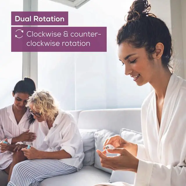 Alt view image 4 of 7 - MP32 Electric Nail Drill with 7 Attachments, Manicure/Pedicure Set with 2-Speed Levels & Dual Rotation for Salon-Quality Nail Care at Home, Including Storage Case