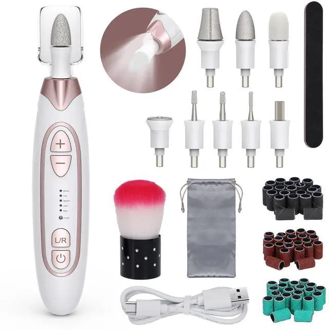 Main image of Electric Nail File, 5 Speeds Nail Grinder for Thick Toenails
