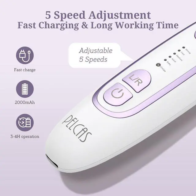 Alt view image 7 of 7 - Electric Toenail Grinder for Thick Toenails, Cordless Nail Drill