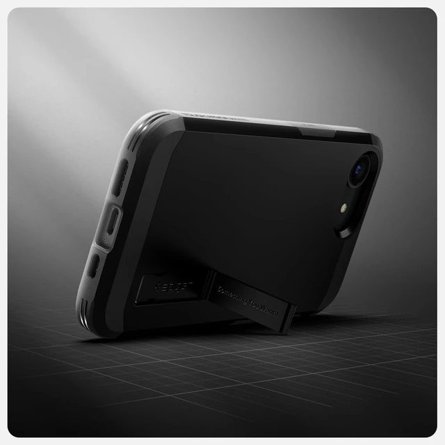 Alt view image 7 of 7 - Tough Armor MagFit for iPhone 17e / 16e Case, Black | Compatible with Magsafe, Wireless Charging, Kickstand, Military-Grade Drop Protection