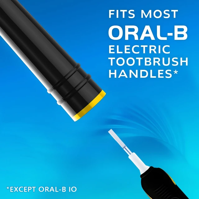 Alt view image 4 of 6 - Replacement Brush Heads for Oral B Electric Toothbrush,Black,8Pcs | Bamboo-Charcoal Infused Bristles, for Daily Clean, Refill for Vitality, for Triumph Professional Care, for Pro Series