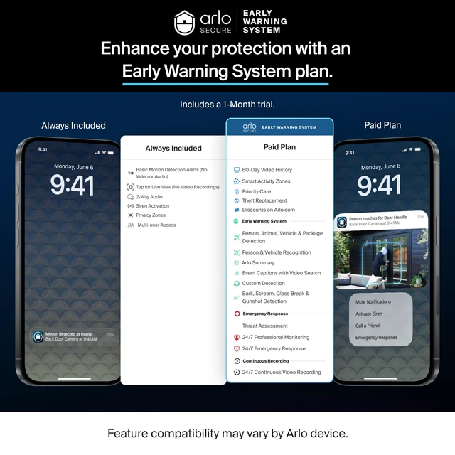 Alt view image 2 of 7 - Video Doorbell 2K (2nd Gen) Wireless or Wired - 1-Cam | 2K HDR head-to-toe video; Front door security; Package & person detection; Night vision, 2-way audio; 1-mo Secure plan incl.