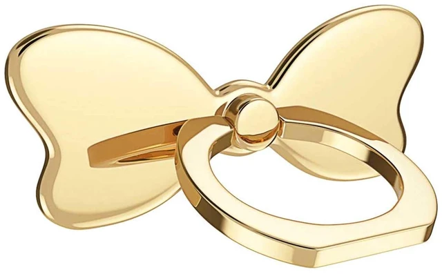 Main image of Metal Cell Phone Ring Holder, 360° Rotating Grip & Kickstand | Full metal phone ring holder with 3M adhesive, one-hand grip and adjustable kickstand for iPhone, Samsung Galaxy and more