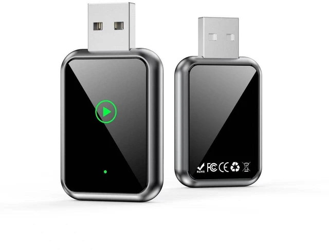 Main image of Wireless CarPlay Adapter for Apple iPhone, Plug & Play USB-A/Type-C Port | Wireless Apple CarPlay Dongle, Bluetooth Car Play for iPhones, Applecar Play Adapter, Wired to Wireless USB CarPlay Dongle