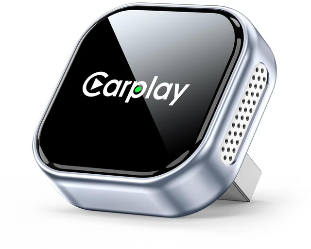 Main image of Wireless CarPlay Adapter for iPhone, Converts Wired CarPlay to Wireless, Plug & Play Carplay Wireless Adapter with Fast Auto Connect, Stable Low Latency Connection, Compact Design with iOS 10+