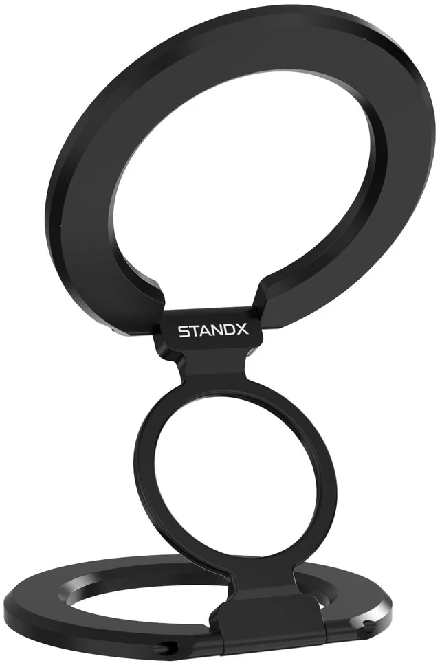 Main image of Phone Ring Holder for MagSafe Case, Strong Magnetic Cell Phone Grip, 360° Rotation Kickstand Compatible with iPhone and Android.