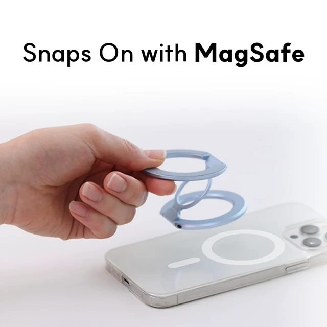 Alt view image 7 of 7 - Phone Ring Holder for MagSafe Case, Strong Magnetic Cell Phone Grip, 360° Rotation Kickstand Compatible with iPhone and Android.