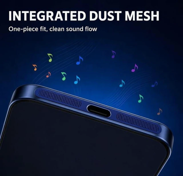 Alt view image 7 of 7 - 4 Pack USB C Dust Plug USB C Port Cover, Type C Charging Port Plug Cover with Speaker Dust Cover Phone Accessories for iPhone 18 Pro Max / 17 Pro Max (18 17Max) Dark Blue