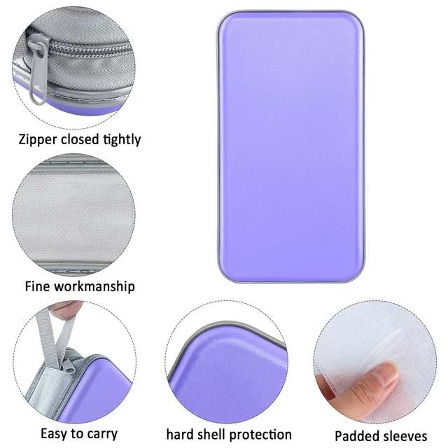 Alt view image 2 of 6 - CD DVD Cases 96 Capacity Disc Storage Binder for Car(Lavender)