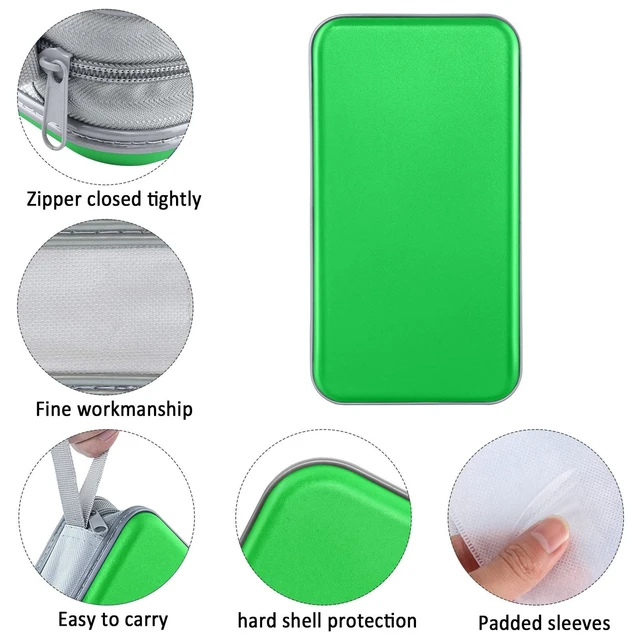 Alt view image 2 of 6 - CD DVD Cases 96 Capacity Disc Storage Binder for Car(Green) | Hard Plastic CD DVD Disc Cases Storage Binder Wallet for Car Home Office Travel