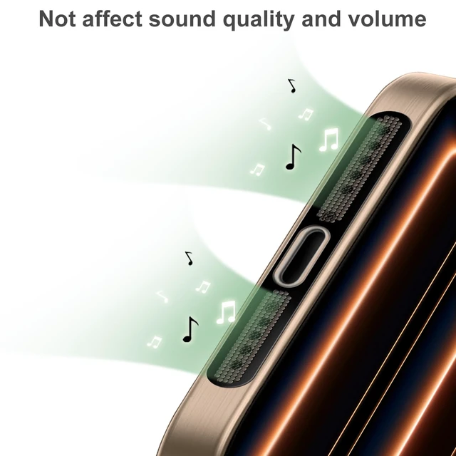 Alt view image 6 of 7 - for iPhone 18 Pro Max Speaker Cover Anti Dust Proof Mesh USB C Plug Cover | Adhesive Mesh for iPhone 18 Pro Max, 17 Pro Max - Black