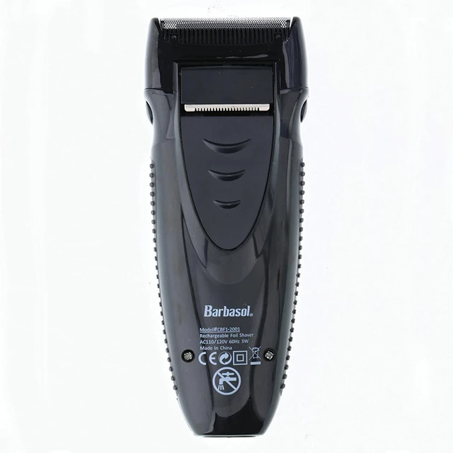 Alt view image 3 of 7 - Rechargeable Electric Foil Shaver with Stainless Steel Blades and Pop Up Trimmer
