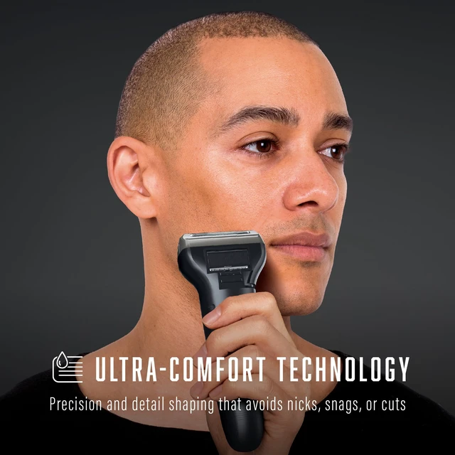 Alt view image 4 of 7 - Men's Electric Foil Shaver, Rechargeable Razor with Pop-Up Trimmer