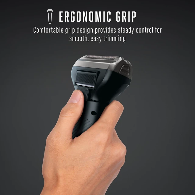 Alt view image 6 of 7 - Men's Electric Foil Shaver, Rechargeable Razor with Pop-Up Trimmer