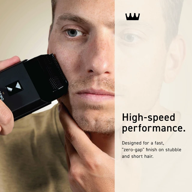 Alt view image 6 of 7 - Travel Foil Shaver, Compact Portable Cordless Electric Razor, USB-C | Dual-Speed Foil System | IPX7 Wet/Dry | USB-C Rechargeable | Digital Display | Travel Lock | Compact for Travel & On-the-Go
