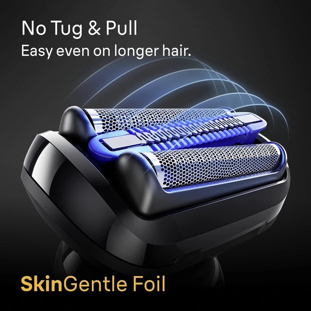 Alt view image 5 of 7 - Series 5 Electric Shaver Replacement Head, Easily Attach Your Shaver Head for a Shave as efficient as Day one, Compatible with New Generation Series 5 Shavers, 54B, Black
