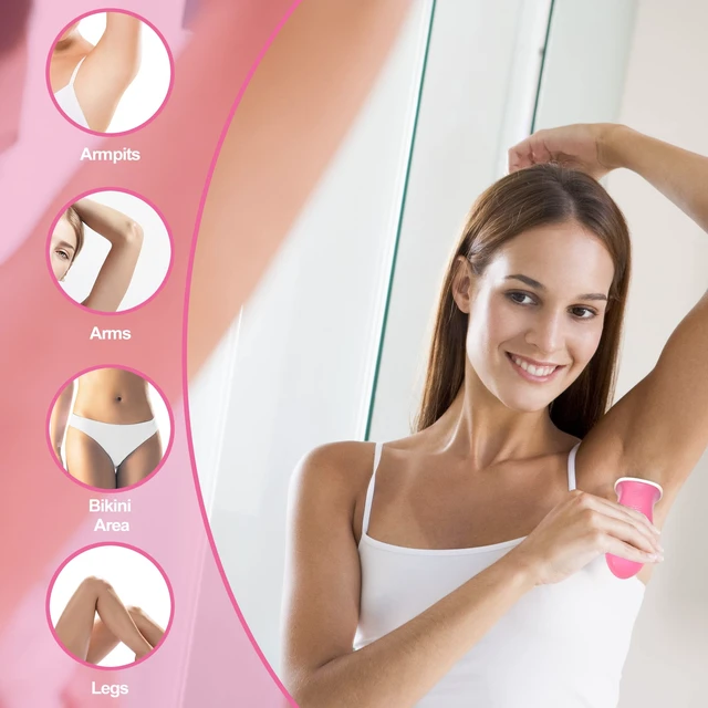 Alt view image 2 of 7 - Women's Electric Razor | Wet & Dry Shaver for Legs,Bikini,Underarms with Bikini Trimmer & Hypoallergenic Foil for Sensitive Skin,rose/uh6v