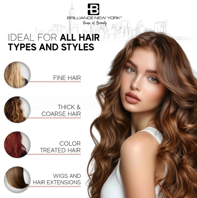 Alt view image 3 of 6 - 1 Inch Diamond Titanium Flat Iron - 2 in 1 Hair Straightener and Curler - Anti-Static, Frizz-Free Ionic Plates - Auto Shut-Off Dual Voltage Flat Iron w/LCD Display
