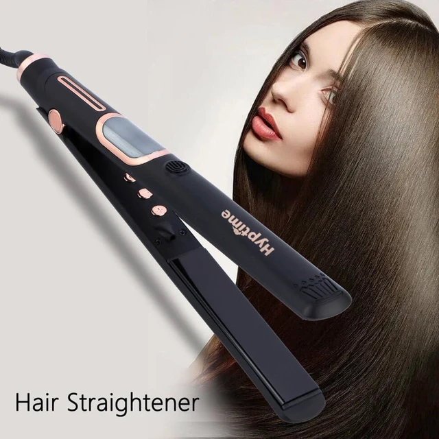 Alt view image 7 of 7 - 2 Inch Titanium Ceramic Flat Iron, LCD Temp Control 150-500°F, Fast Heating Dual Voltage Hair Straightener for Women, Thick Coarse Curly Hair Anti-Frizz Salon Styling Tool