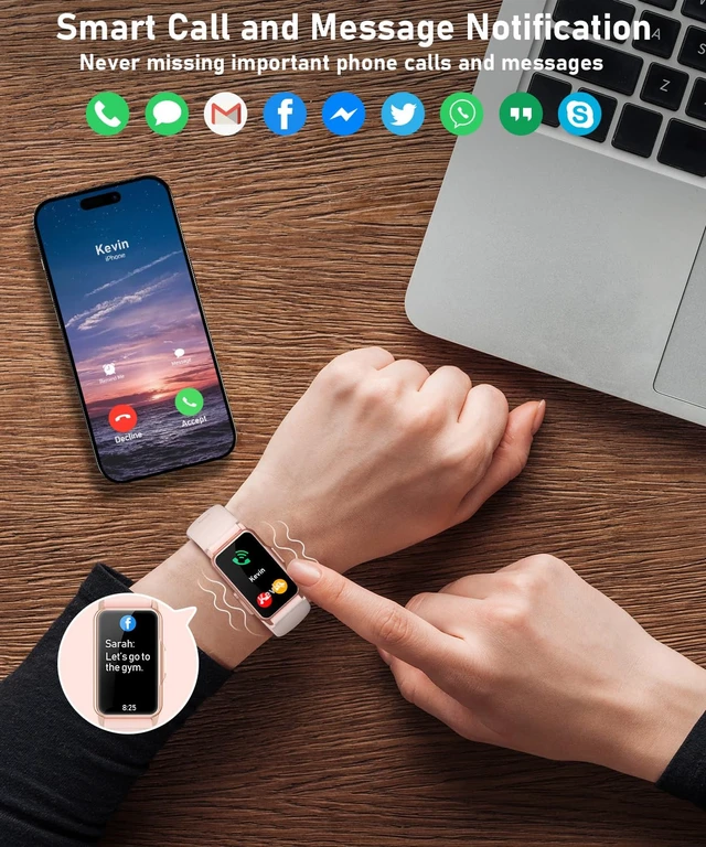 Alt view image 5 of 7 - Smart Watch Fitness Tracker with 24/7 Heart Rate, Blood Oxygen Blood Pressure Monitor Sleep Tracker 120 Sports Modes Activity Trackers Step Calorie Counter IP68 Waterproof for Andriod iPhone Women Men