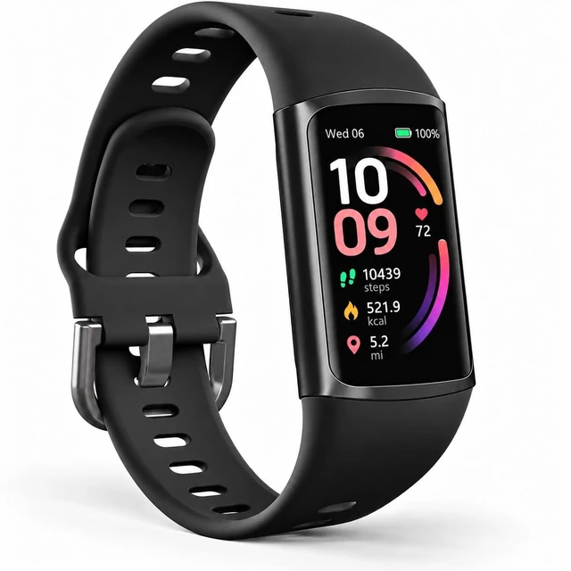 Main image of Fitness Tracker for Women Men, Fitness Watch for Android iOS,IP68 Waterproof Activity Trackers with Calories Step Counter
