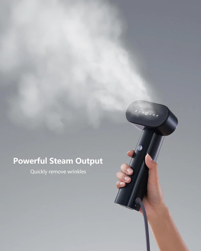Alt view image 4 of 7 - Steamer for Clothes, Portable Travel Steamer Iron for Clothes, Just 0.7lbs Lightly, 10 Minutes of Continuous Steam, 900W Light Steame Irons for travel and home